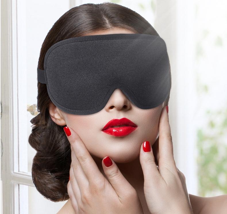 Luxury Sleeping Mask For Back And Side Sleepers Zero Intraocular Pressure Night Eye Mask Hood Shading 3D Sleep Mask