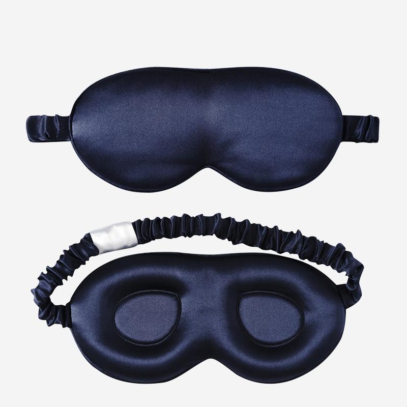 22 Momme 100% Silk Eye Mask With Adjustable Strap 3D Contour Sleep Eye Mask Silk Eye Mask Accessories