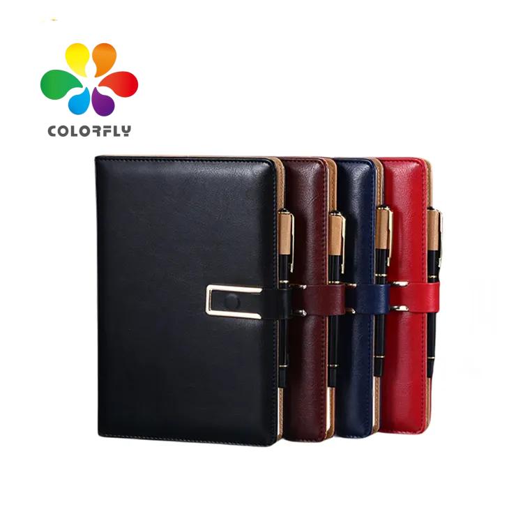 Good Price 2025 Hot Notebook Custom Design Business Diary Notebook A5 Pu Leather Diary