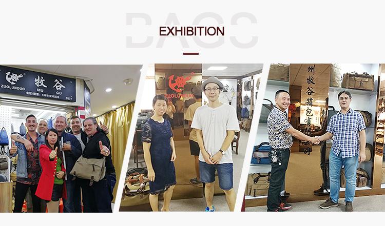 Zuo Lunduo Fashion Solid Color Men's Chest Bag Crossbody Bag Canvas Leather Chest Bag