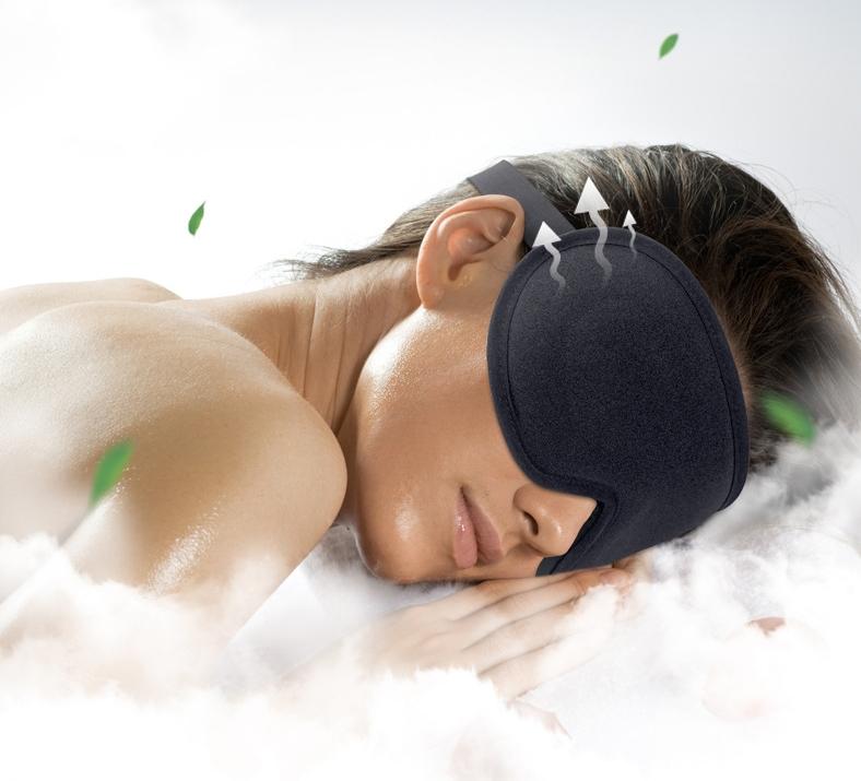 Luxury Sleeping Mask For Back And Side Sleepers Zero Intraocular Pressure Night Eye Mask Hood Shading 3D Sleep Mask