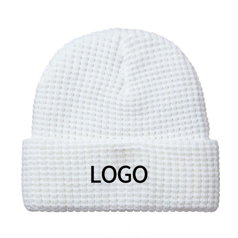 Fashion Autumn Hat Knitted Warm Scarf Men's Women's Wool Skateboard Unisex Hat Winter Knitted Hat Fleece Hat