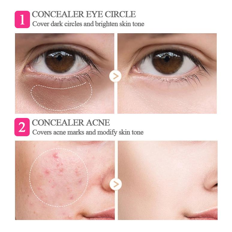 Waterproof Cover Point Liquid Concealer Waterproof Full Cover Matte Concealer