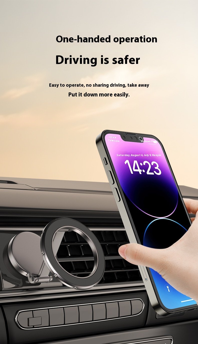 810 ° Rotating Folding Magnetic Car Phone Holder Dashboard Magnetic Belt Navigation Holder Car Holder Customized Logo