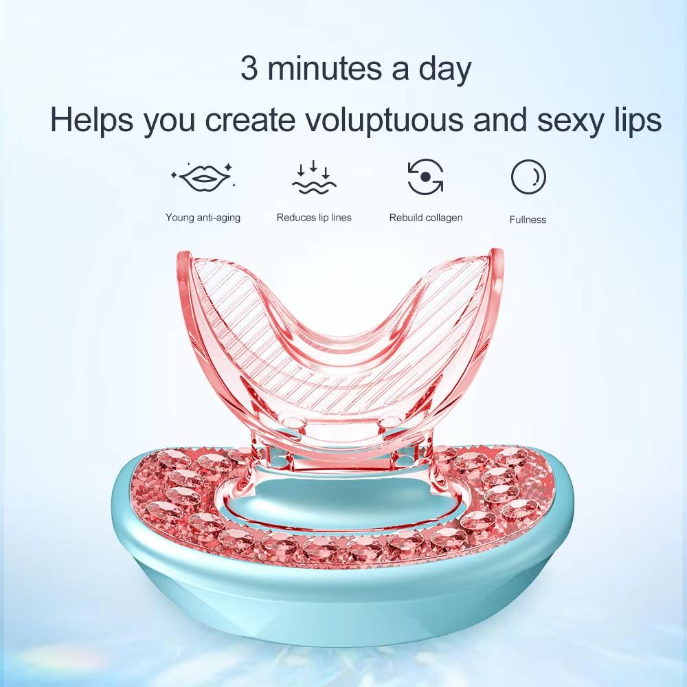 Household Electric Lip Enhancement Care Tool Red Light Therapy Lip Enhancer Beauty Instrument