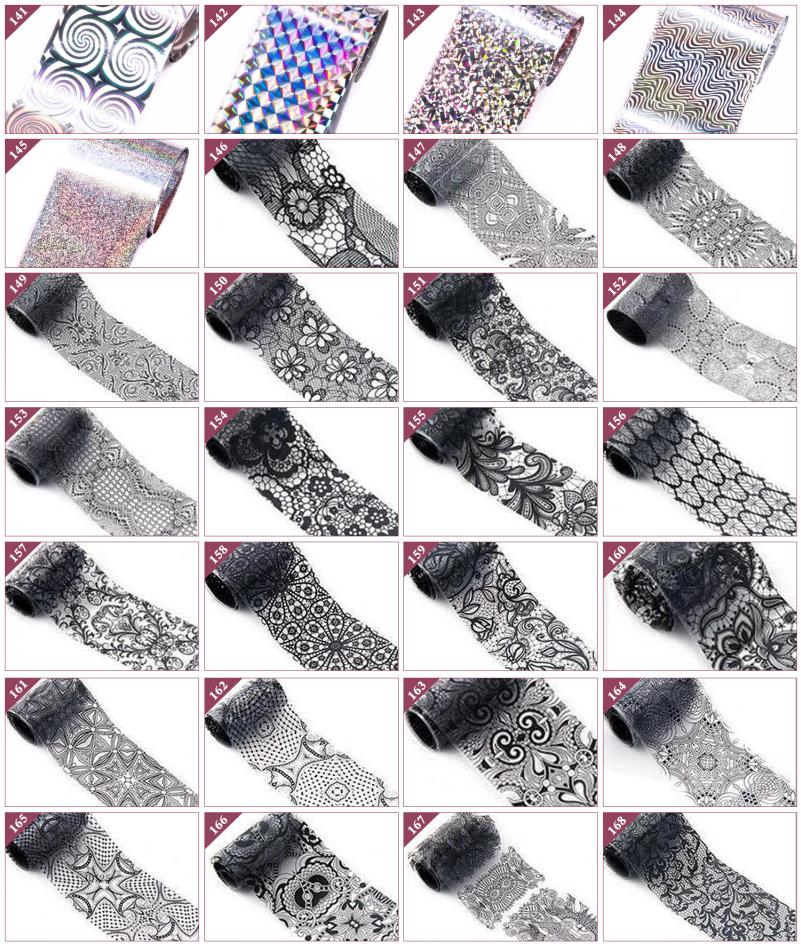 Wholesale Over 400 Design Plastic Paper Nail Transfer Foil Sticker Decals In Stock