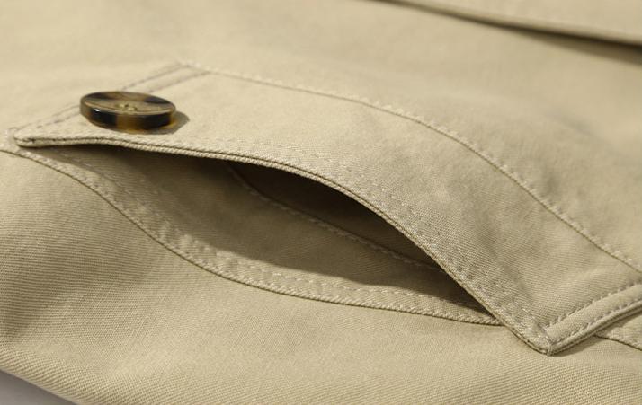 Autumn 2022 Casual Coat Long-sleeved Windproof Slim-fit Handsome Solid Color Men's Coat