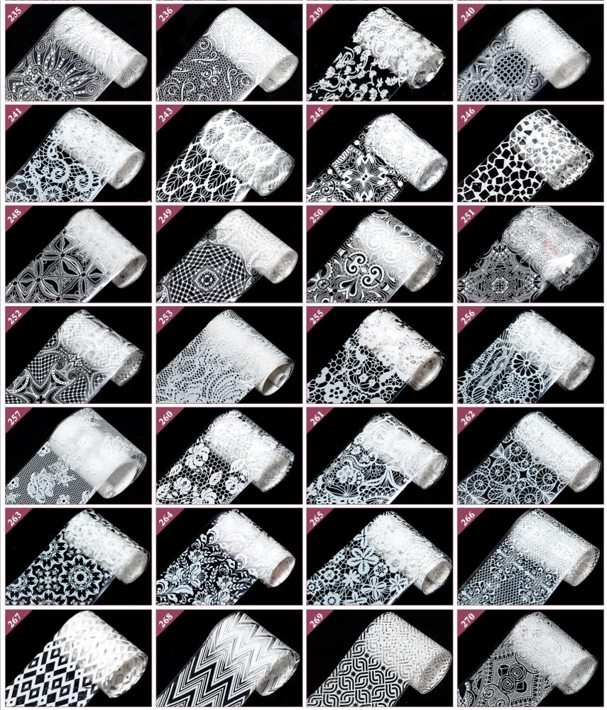 Wholesale Over 400 Design Plastic Paper Nail Transfer Foil Sticker Decals In Stock