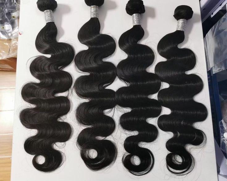 Brazilian Human Hair Bundle And Closed Suit Belt T Part Lace Closed Suit Human Hair Extension
