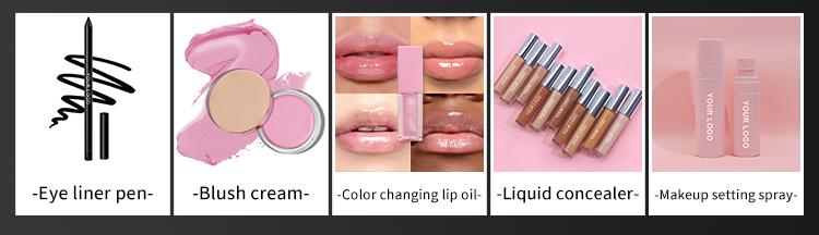 Low MOQ Matte Waterproof Cosmetic Makeup Private Label Vegetarian Pink Loose Style Powder