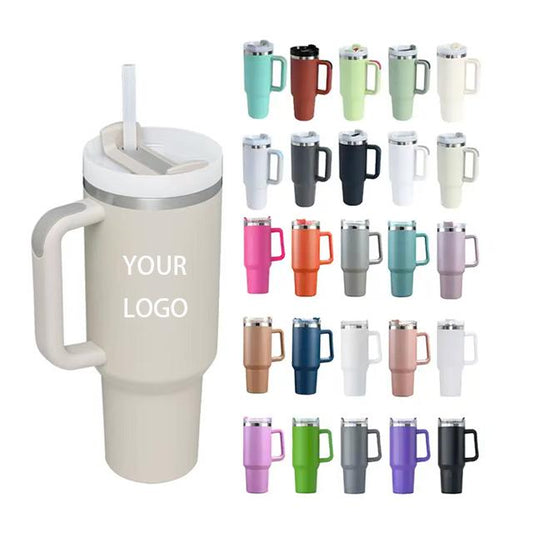 Usa Warehouse H2.0 Flowstate Stainless Steel Coffee Mug Travel Mug 30 Oz 40 Oz Sublimation Glass Cup With Handle