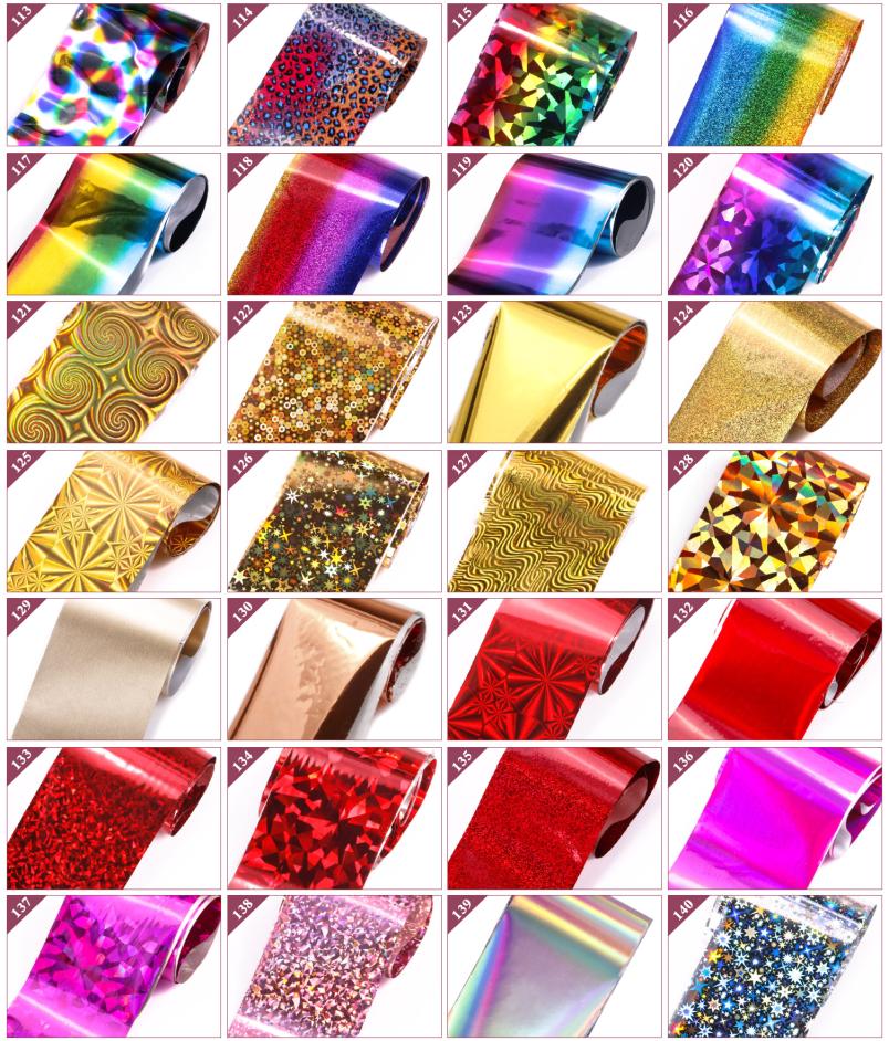 Wholesale Over 400 Design Plastic Paper Nail Transfer Foil Sticker Decals In Stock